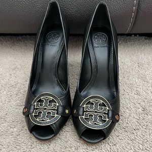 Tory Burch Amanda High Open Toe Wedge